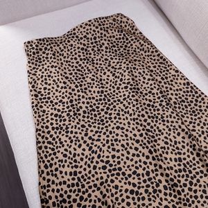 Loft Leopard Print Skirt